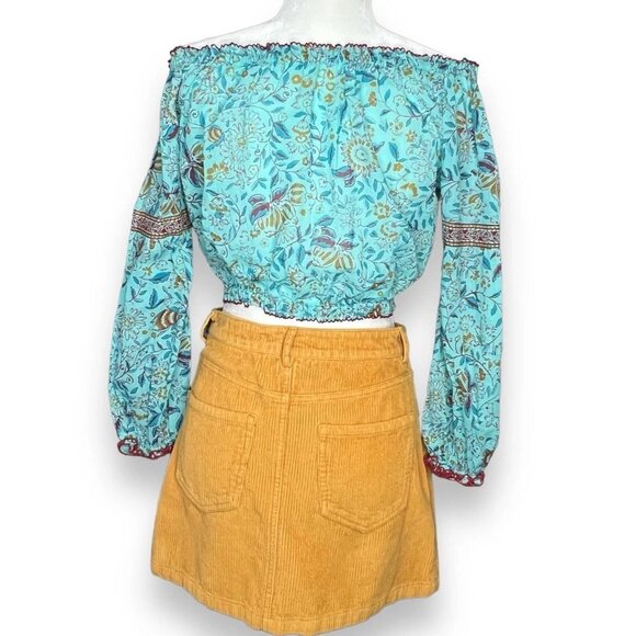 NEW POUPETTE ST BARTH Nana Beach Top in Light Blue Paquerette, Size Small, NWT - Picture 7 of 12